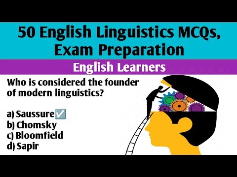 50 English Linguistics MCQs | Competitive Exam Preparation | CSS, PMS, UPSC, NET, PGTRB