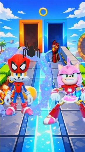 Tails vs Amy Rose 🌹 #battle #sonic #tails #amyrose