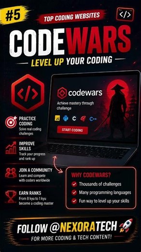 Top 5 Coding Websites That Make Learning Fun 🚀 #shorts