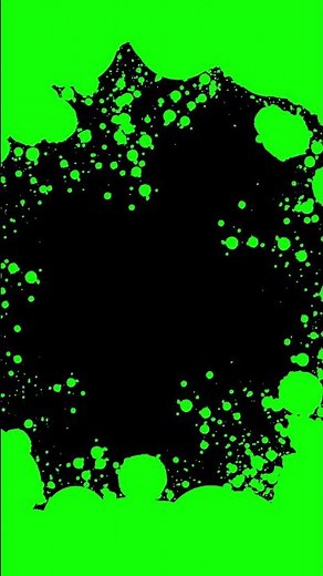 Green Paint Drops Screen Transition #splatter #splash #effect #liquid #chromakey #vfxshort #paint
