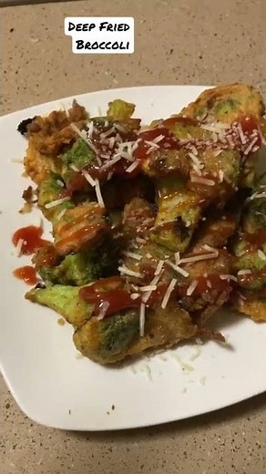 Deep Fried Broccoli #recipes #deepfrying #cooking #broccolifry