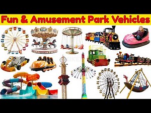 🎠 Amusement Park Rides for Kids | Learn Fun Ride Names with Sounds | Educational Video for Toddlers