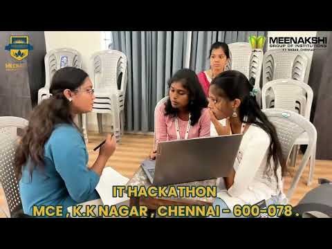 IT Hackathon Day 2 & Final | Tech Shethra Hackathon #mcekknagar #admissionsopen2026 #chennaicolleges