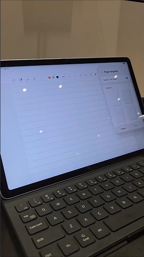 Samsung Notes Page Template Edits, Create Lines #samsung #samsunggalaxy #galaxyai #notes #edits