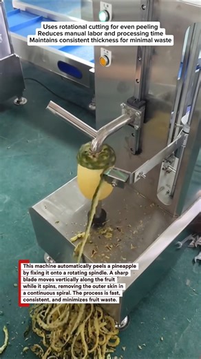 Automatic Pineapple Peeling Machine