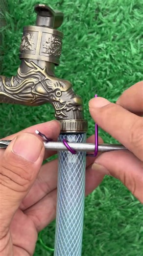 How To Attach A Hose Pipe Securely | Quick Water Connection Method #shorts #tricks #pipe