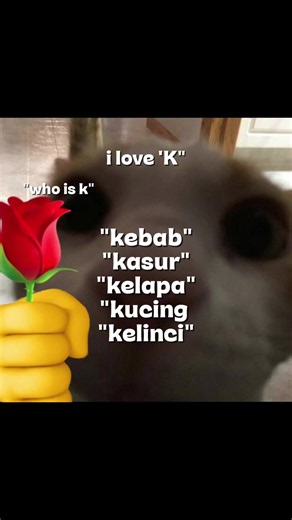 🤔😅 #justkonten #meme #fyp #100k #tag | i love k