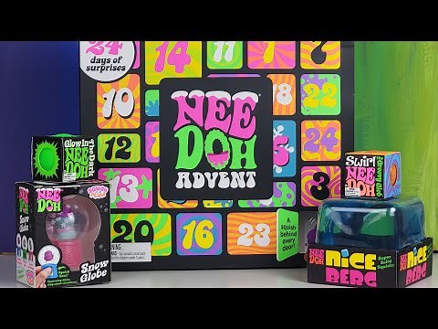 NeeDoh Advent Calendar! Squishies! With Lisa