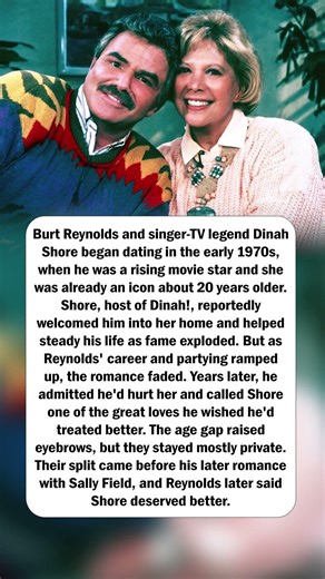 Burt Reynolds’ Dinah Shore Romance