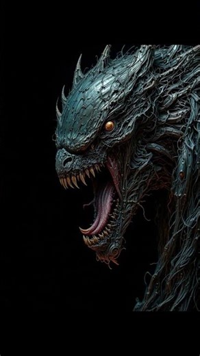 Scary Monster Growl Roar#monster 💀 ☠️ ,