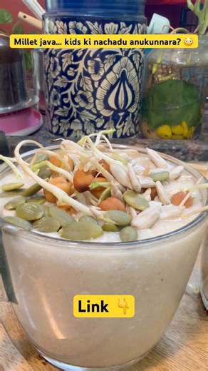 Healthy Java… naa baby full glass finish chesindi ❤️