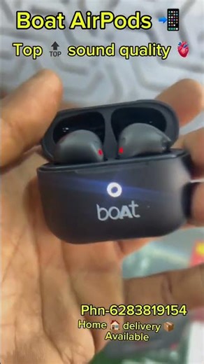 boat airpod only for the 599 chklo home delivery a #bluesound #powerfulbass #smartphone #boatearbuds