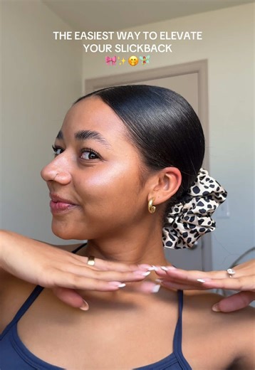 Elevate Your Slickback with Jumbo Scrunchies