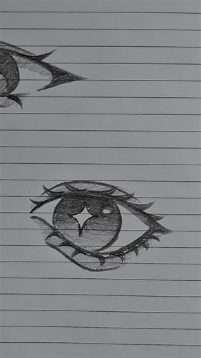 pretty anime eye drawing tutorial | beginners friendly | #shorts #howtodraw #drawing #art #anime