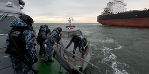 Ukraine Strikes Russian Warship in Crimea, in Another Blow to Moscow’s Black Sea Fleet