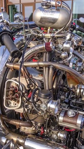 2200cc Radial Engine "Starfire" Motorcycle!