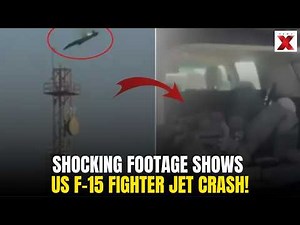 Shocking Footage Inside! – US F-15 Fighter Jet Downed After Misfire, Pilot Ejects Safely!