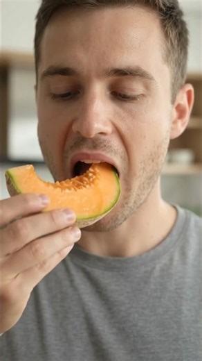 What Happens When You Eat Cantaloupe? 🍈 | 3D Digestive Journey #humanbody #digestion #shorts