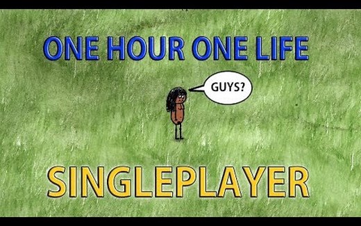 One Hour One Life - 全程单人生存 EP1-基础基地建设