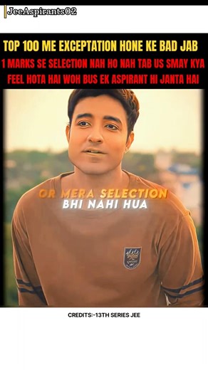 |Jee 2026 🔥| 1 Marks Se Selection Reh Gaya | #neet #neetmotivation #neet2026 #pw #iit #jee #shorts