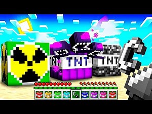 Testing OVERPOWERED TNT in Minecraft