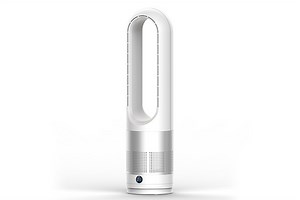 This bladeless fan delivers smooth airflow that’s as cool as the fan itself
