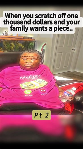 When you scratch off one thousand dollars and your family wants a piece.. #fyp #viral #fyp #pov