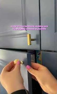 How To Change Your Cabinet Door Handles/Knobs!
