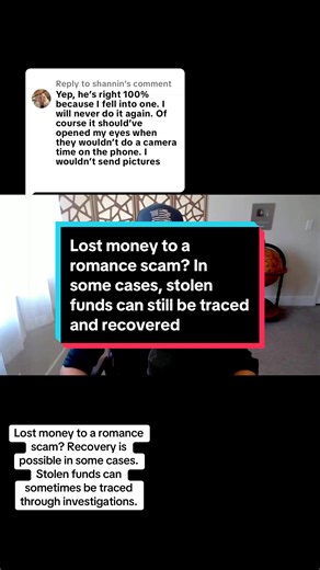 Replying to @shannin Lost money to a romance scam? Recovery may still be possible. Stolen funds can be traced through investigation. Don’t stay silent#romancescam #scamawareness #catfishscam #scamvictim #onlinedatingscam 💔📱🚨