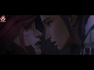 Arcane - Caitlyn give Vi the Shimmer Scene