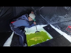 Darkhouse Spearing BIG Fish Through First Ice! (CATCH CLEAN COOK)