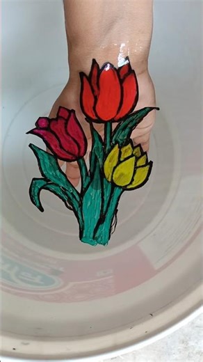 Wow beautiful ❤️ buke flower drawing #viral #trendingshorts