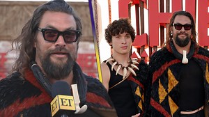 93K views · 1.7K reactions | Jason Momoa reacts to his making his acting debut while at the premiere of 'Chief of War,' streaming Aug. 1 on AppleTV+. | Entertainment Tonight | Facebook