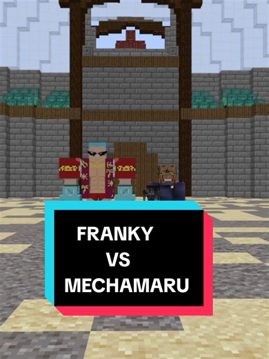 Franky vs Mechamaru in Minecraft Showdown