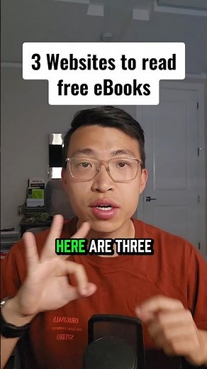 3 websites to find and read ebooks for free.