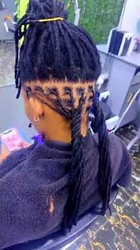 How To Attach Natural Dreadlocks On Short Hair | Crochet Hook On Locs Grafting