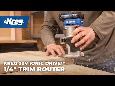Kreg 20V Ionic Drive 1/4" Trim Router
