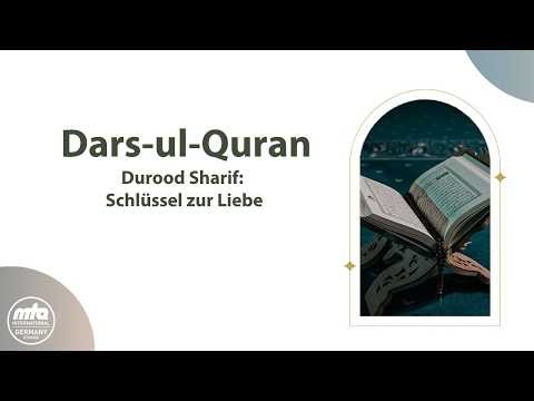Durood Sharif – Die Liebe zum Propheten (saw) | Dars-ul-Quran | 10.03.2026