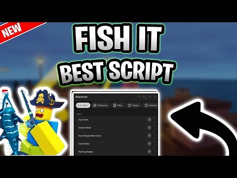 *NEW* Fish It! Script (PASTEBIN 2025) (AUTO FISH, AUTO SELL, TELEPORT)