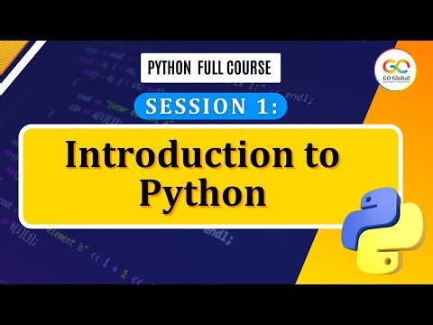 Introduction to Python | Python full Course | Python tutorial for beginners
