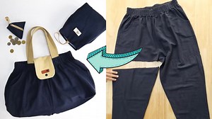Upcycling Old Pants into a Bag