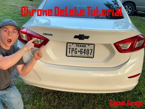 How to Do a Chrome Delete Using Plasti-Dip | Chrome Delete Tutorial