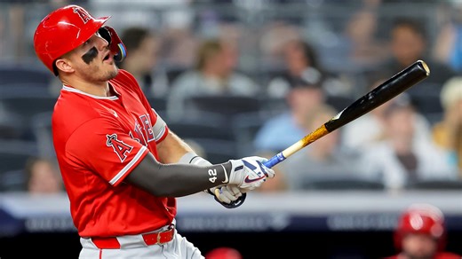 Angels' Mike Trout makes Yankee Stadium history with 446-foot moonshot home run
