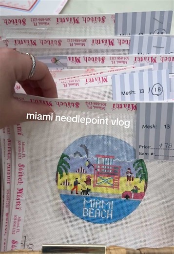 Exploring Miami's Needlepoint Scene: A Vlog Journey