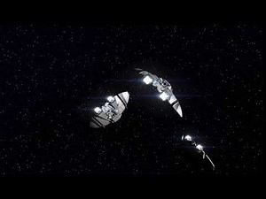 Lightwave 2015 test - Cylon Raider "Dive Roll"