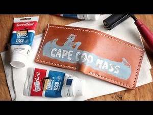How to Block Print on Leather
