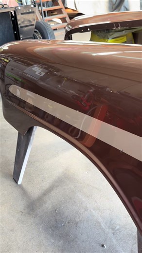 Fender Installation on 1956 Bel Air Convertible