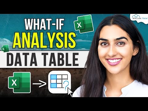 What If Analysis Data Table in Excel | Quick &amp; Easy Explained