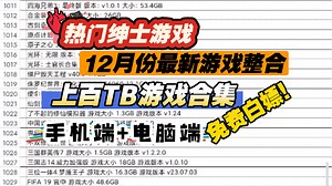 ✈️机长开冲～海量🔥热门上百T游戏合集大放送，耗时几年整理安装即玩，几万款各种各样游戏任你畅爽游玩！