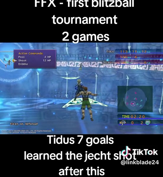 #finalfantasy #ffx #finalfantasyx #blitzball #tidus #firsttime
